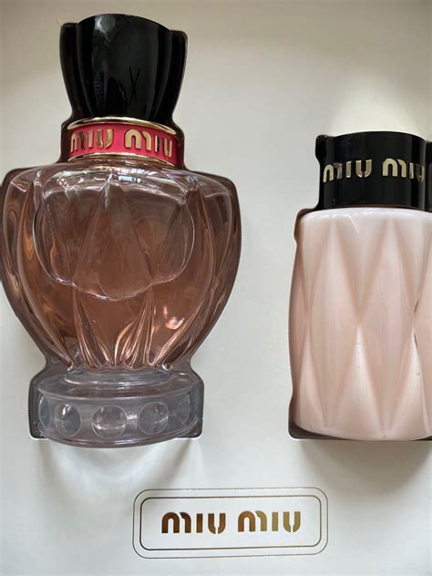 miu miu body lotion 100ml|miu mi u perfume.